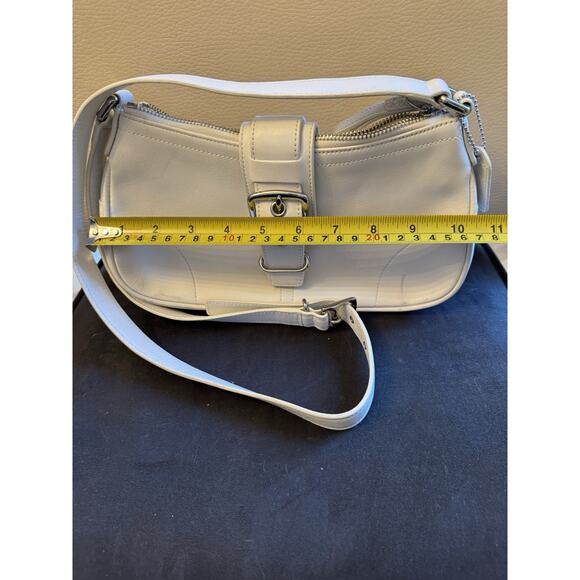 Vintage Coach Hamptons Crossbody Handbag Buckle Flap Bag - Picture 3 of 13